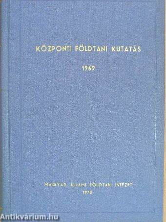 Központi Földtani Kutatás 1969