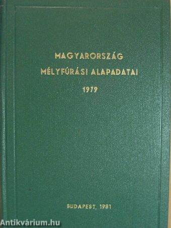 Magyarország mélyfúrási alapadatai 1979