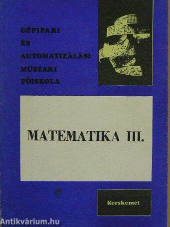 Matematika III.