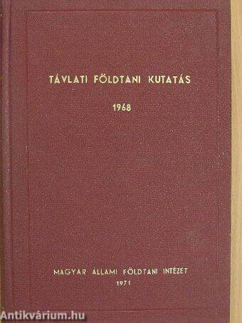 Távlati földtani kutatás 1968