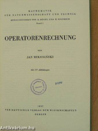 Operatorenrechnung