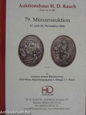 Auktionshaus H. D. Rauch Ges. m. b. H. 79. Münzenauktion