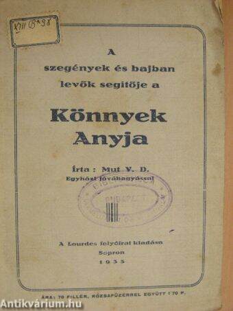 Könnyek Anyja