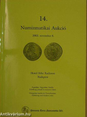 14. Numizmatikai Aukció