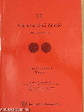 12. Numizmatikai Aukció