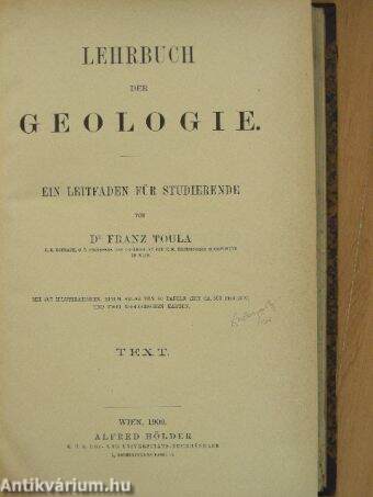 Lehrbuch der Geologie I-II.