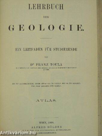 Lehrbuch der Geologie I-II.