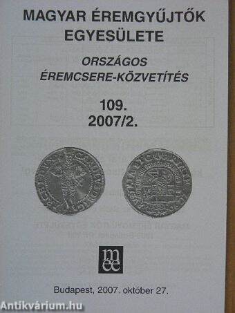 Országos éremcsere-közvetítés 2007/2.