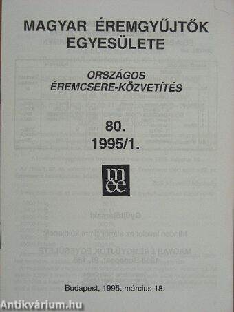 Országos éremcsere-közvetítés 1995/1.