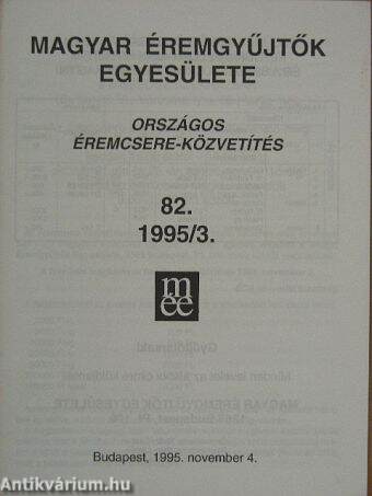 Országos éremcsere-közvetítés 1995/3.