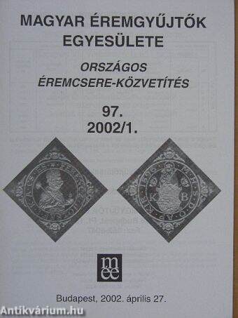 Országos éremcsere-közvetítés 2002/1.