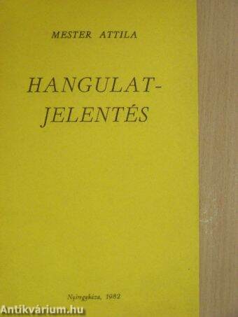 Hangulatjelentés