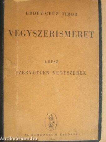 Vegyszerismeret I.