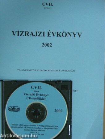 Vízrajzi évkönyv 2002 - CD-vel