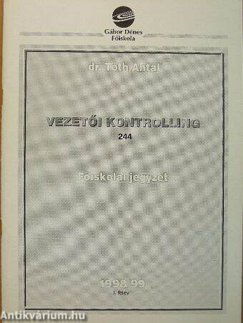 Vezetői kontrolling 1998/99 I. félév