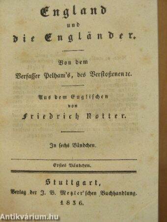 England und die Engländer I. (gótbetűs)