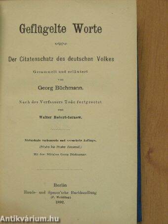 Geflügelte Worte