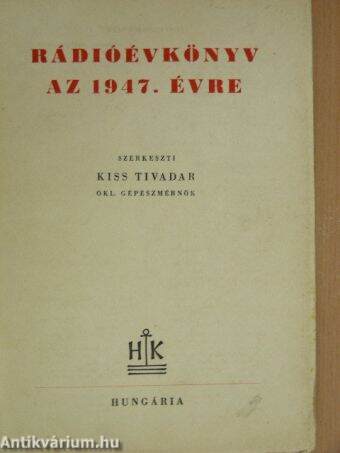 Rádióévkönyv az 1947. évre