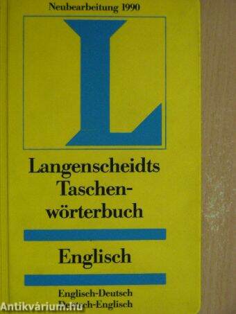 Langenscheidts Taschenwörterbuch Englisch