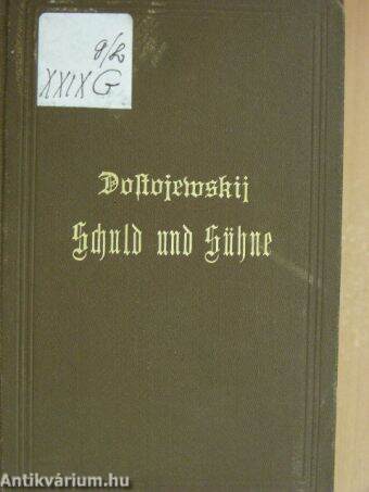 Schuld und Sühne (gótbetűs)