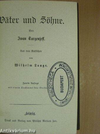 Väter und Söhne (gótbetűs)