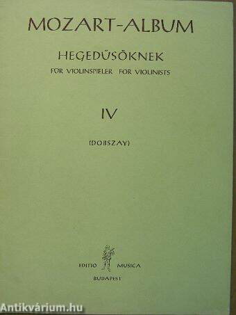 Mozart-album hegedűsöknek IV.