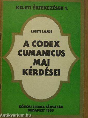 A Codex Cumanicus mai kérdései
