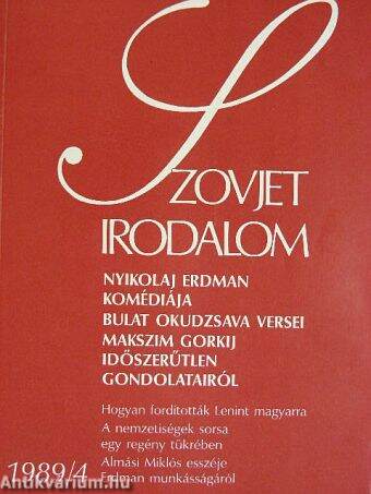 Szovjet Irodalom 1989/4.