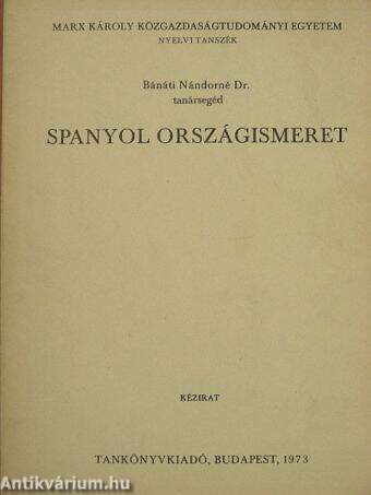 Spanyol országismeret