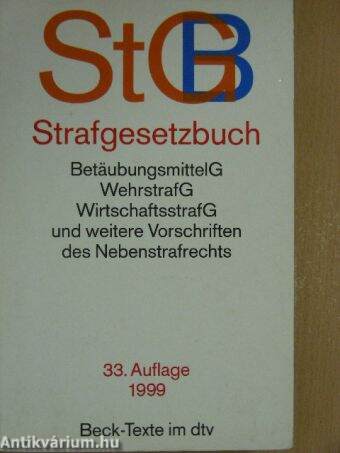 StGB Strafgesetzbuch