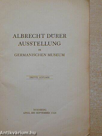 Albrecht Dürer ausstellung im Germanischen Museum