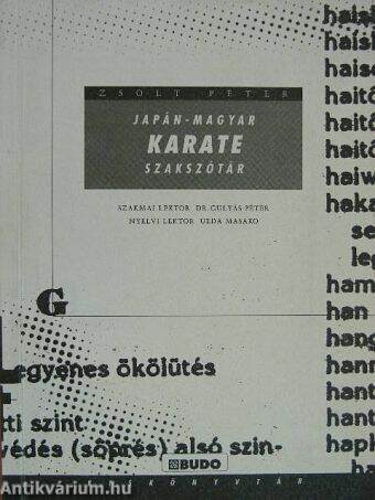 Japán-magyar karate szakszótár