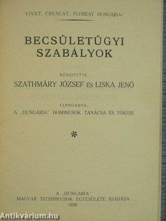 Becsületügyi szabályok