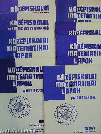 Középiskolai matematikai lapok 1990. (nem teljes évfolyam)