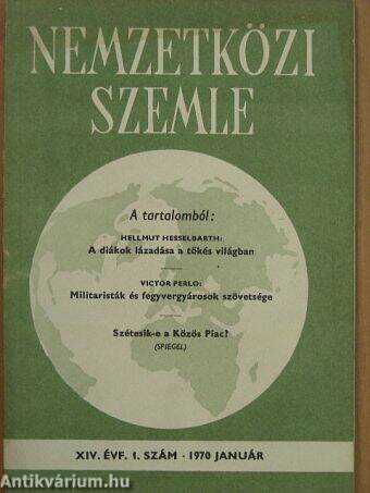 Nemzetközi Szemle 1970. (nem teljes évfolyam)