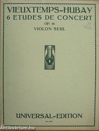 6 Etudes de Concert op. 16