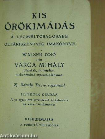 Kis örökimádás