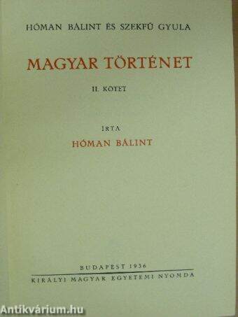 Magyar történet II.