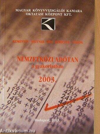 Nemzetközi adótan a gyakorlatban 2003.