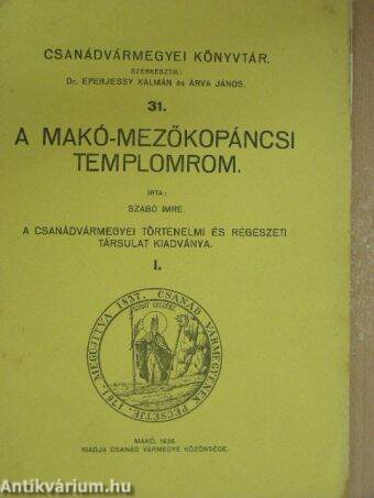 A Makó-Mezőkopáncsi templomorom