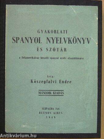Gyakorlati spanyol nyelvkönyv és szótár