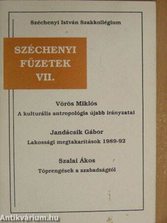 Széchenyi Füzetek VII.