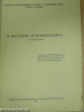 A nagydiák szabadságharca