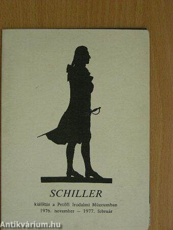 Schiller kiállítás a Petőfi Irodalmi Múzeumban