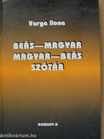 Beás-magyar, magyar-beás szótár