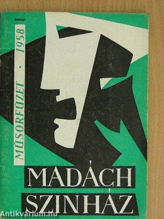 Madách Színház műsorfüzet 1958