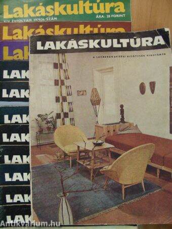 Lakáskultúra 1964-1979. (vegyes számok, 12 db)