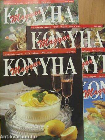 Magyar Konyha 1994. (nem teljes évfolyam)