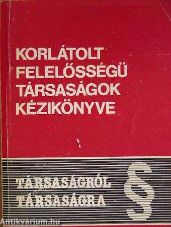 Korlátolt felelősségű társaságok kézikönyve