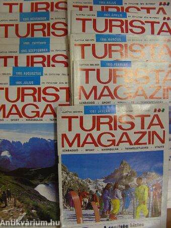 Turista Magazin 1995. (nem teljes évfolyam)